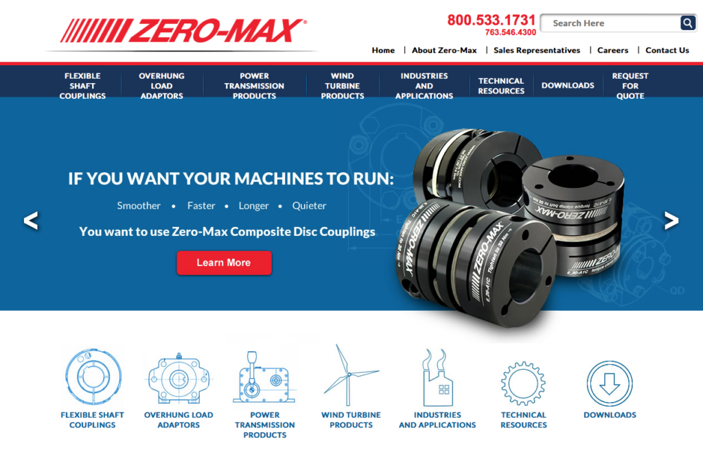 ZeroMax announces new website