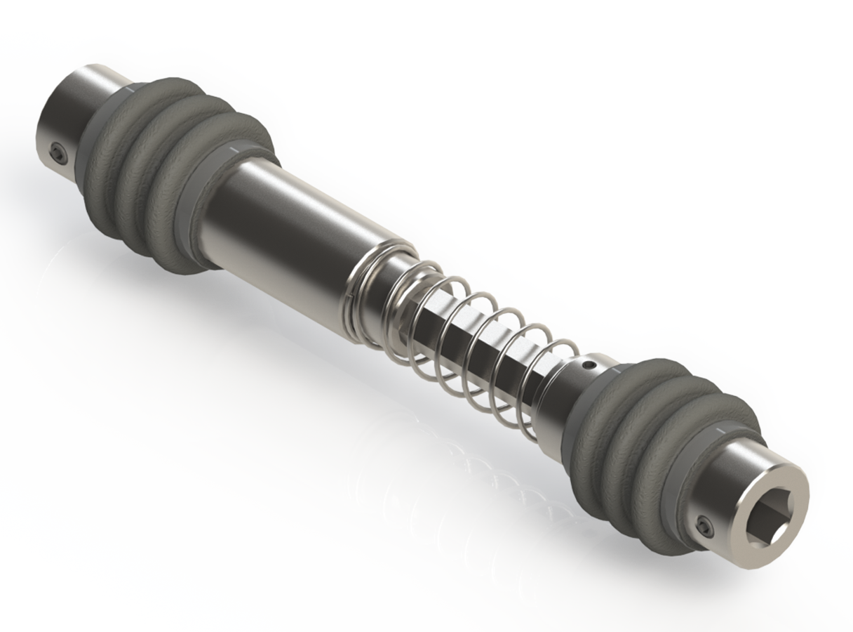 Selection and customization of universal joints for optimal equipment