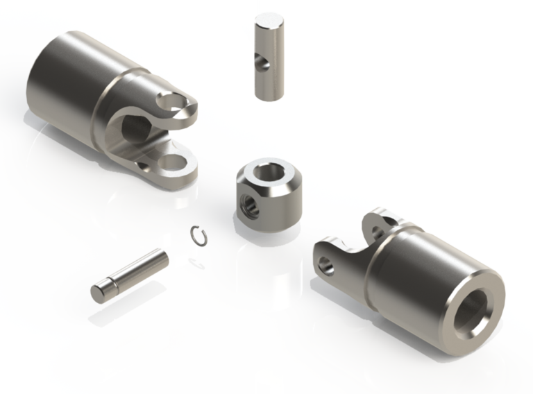 Selection and customization of universal joints for optimal equipment operations