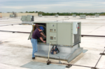 Regal-HVAC-Rooftop-Belt-Install