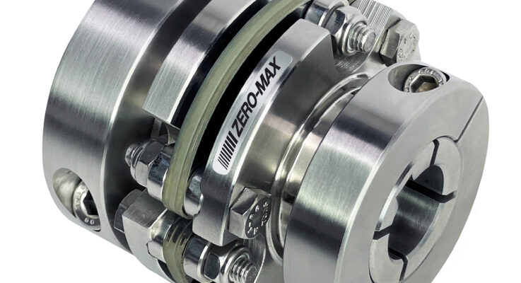 Zero-Max stainless steel  CD composite disc couplings with newly designed clamp collars