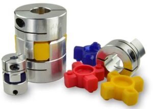 ruland jaw coupling with collection of spiders